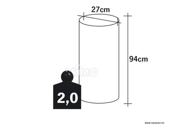 Camp4 regissørstol Toscana Luxus svart | Caravan.no