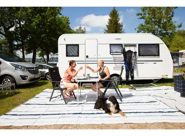 Camp4 teltmatte Villa Soft Deluxe Grey | Caravan.no