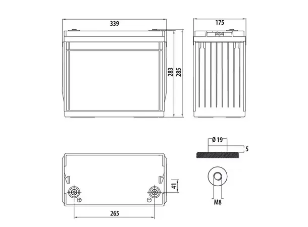 Carbest AGM batteri 134Ah | Caravan.no