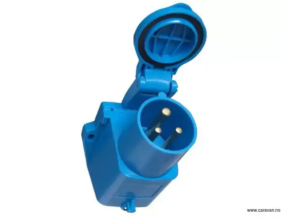 Carbest CEE-støpselplugg med deksel | Caravan.no