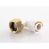 Carbest vinkelkobling 90° Med 1/2" union mutter