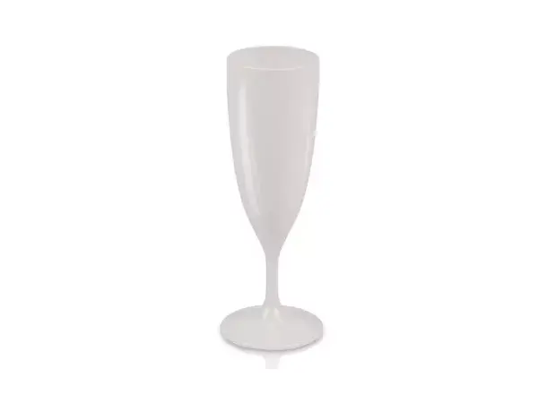 Champagneglass hvit 2 stk | Caravan.no