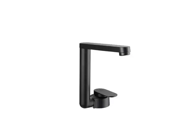 Blandebatteri Twister Chrome Black Til slange. Tilkoblingstuss 