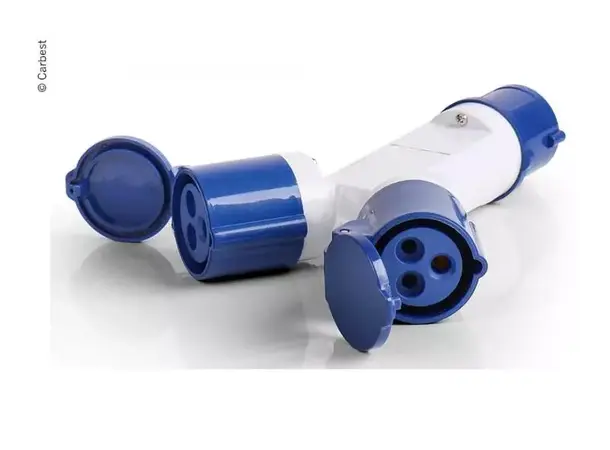 CEE 2-veis fordelingskontakt med lokk | Caravan.no