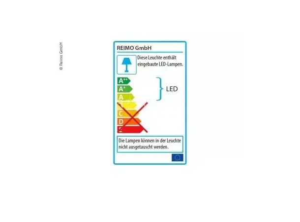 Carbest LED-lampe Ø130 mm m/touch sensor slim down light 12V / 6W 