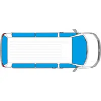 Carbest innvendig termomatte 9-delt Til Renault Trafic II fra 2002-2014