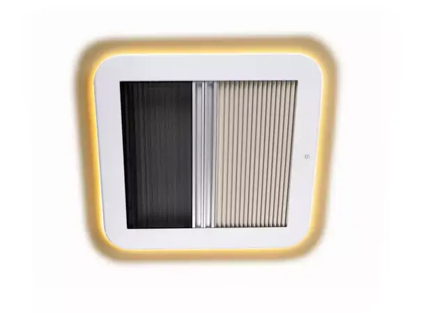 Carbest takluke 40x40 cm med LED-lys | Caravan.no