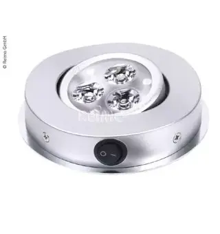 Carbest LED monteringsspot 3x1W ø105 mm, h24 mm