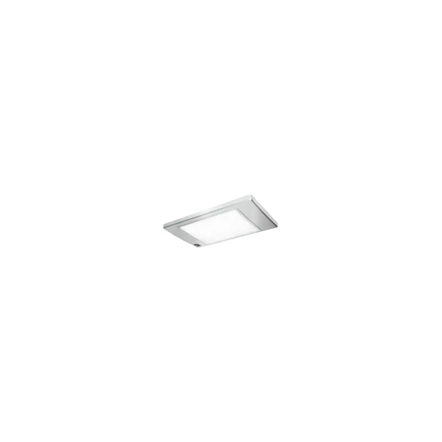 Carbest LED spot 12V, Slim Lite sølv 185x110x12 mm