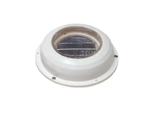 Carbest solcelle ventilator 215 mm Med bryter 