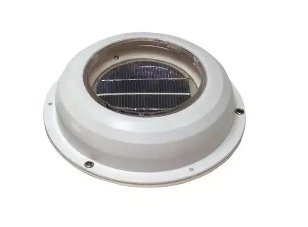 Carbest solcelle ventilator 215 mm – Med bryter | Caravan.no
