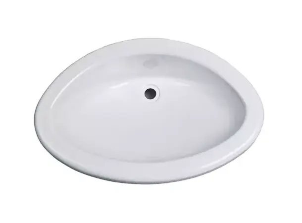 Comet servant oval maxi hvit – 500 x 340 mm | Caravan.no