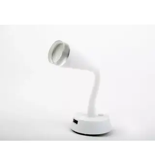 LED-spot med fleksibel arm og USB