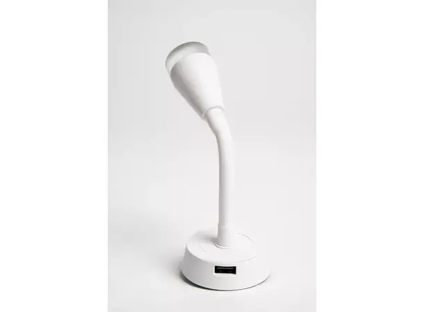 LED-spot med fleksibel arm og USB | Caravan.no