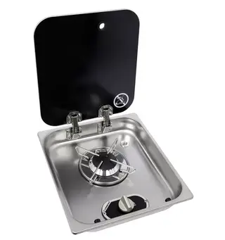 Carbest koketopp 1-bluss med glasslokk