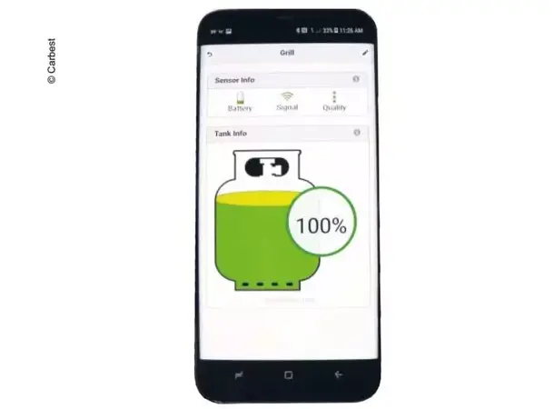 Carbest nivåindikator Med app for smart telefon 