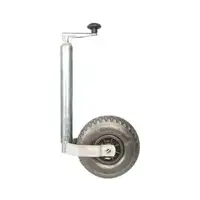 Carbest støttehjul stål 260x85mm luft 