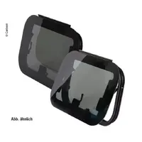 Carbest vippevindu i glass 500x450 mm 