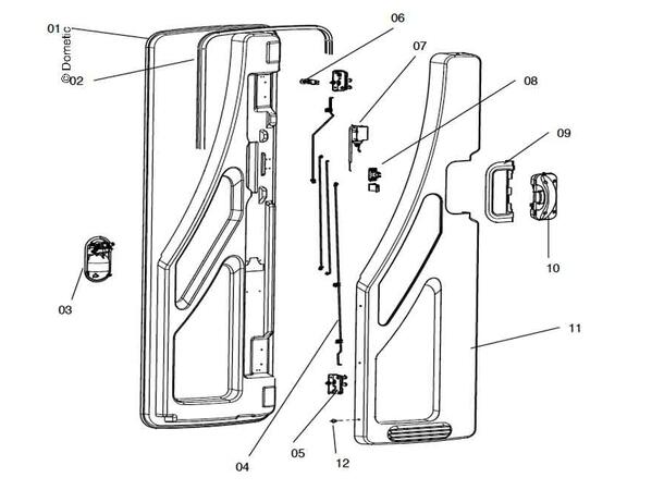 Dekkhette for innvendig håndtak 4 stk | Caravan.no