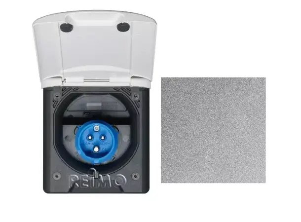 CEE-inngang med magnetisk lokk – Mørkegrå | Caravan.no