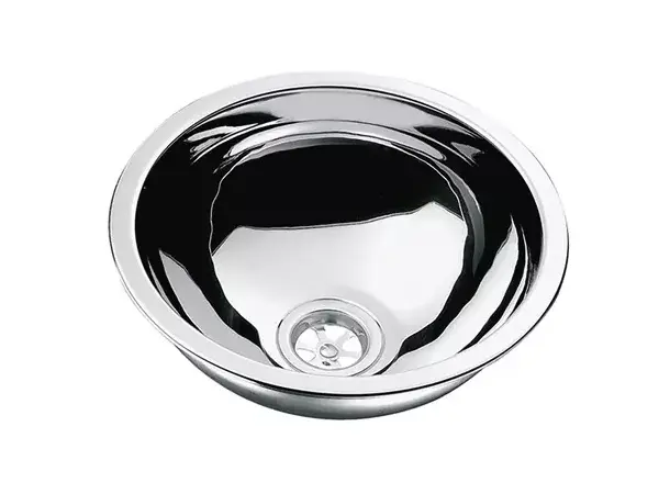 Carbest vask Ø29 cm i rustfritt stål | Caravan.no