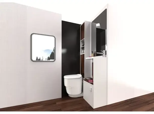 Clesana C1 toalett med L-adapter 