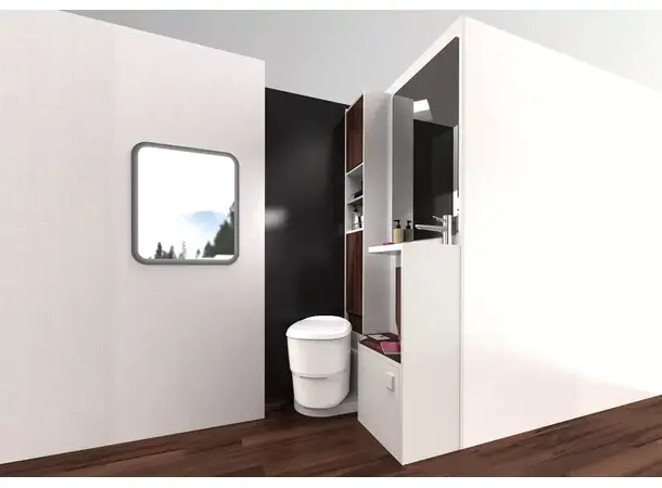 Clesana C1 toalett med L-adapter | Caravan.no