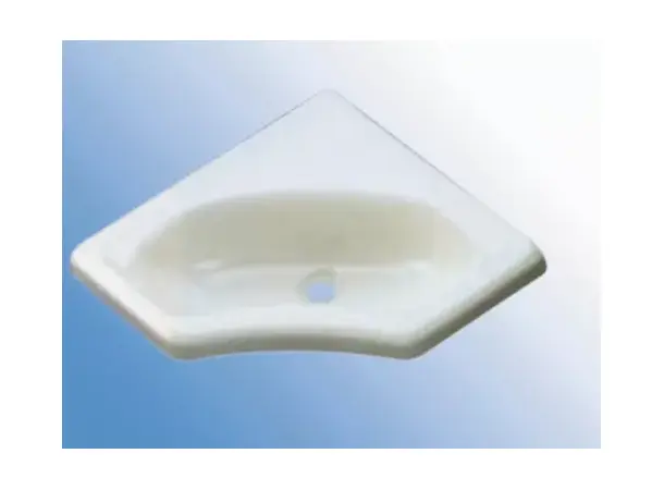 Comet hjørneservant mini hvit – 345x345x116 mm | Caravan.no