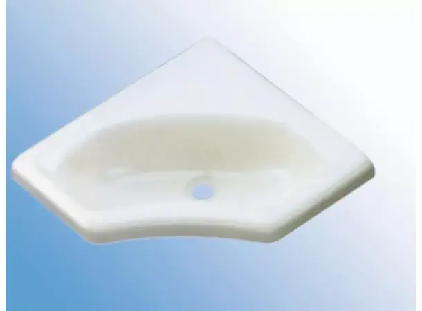 Comet hjørneservant mini hvit – 345x345x116 mm | Caravan.no