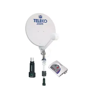 Parabolantenne Teleco 85cm m/mast Voyager Digimatic