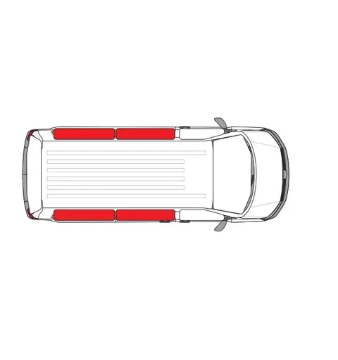 Carbest innvendig termomatte til bodel Til VW T5/T6 lang fra 2003