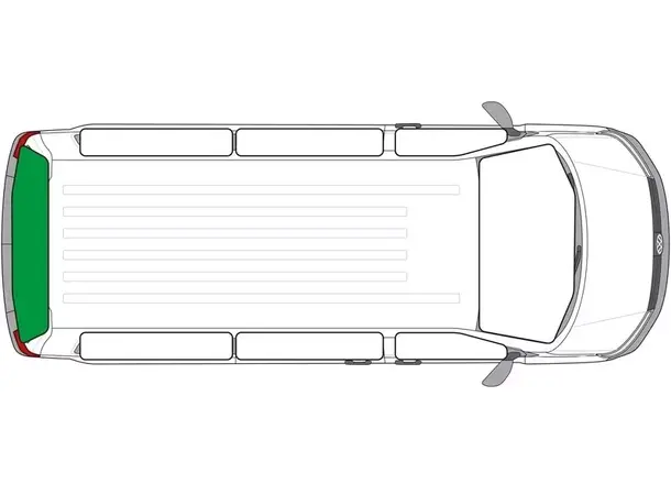 Carbest termomatte til bakluken 2-delt Til Jumper, Ducato 290 & Boxer fra 2015 