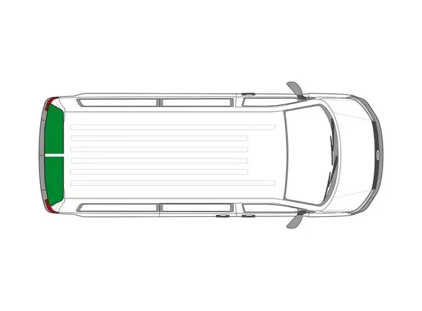 Carbest termomatte til bakluken 2-delt | Caravan.no