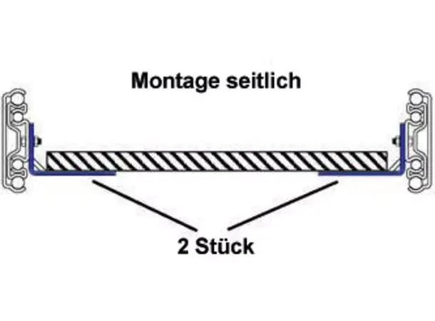 Carbest uttrekksskinne 711 mm | Caravan.no