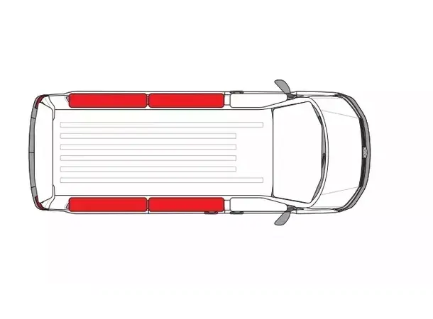 Carbest innvendig termomatte til bodel Til VW T4 fra 1990 