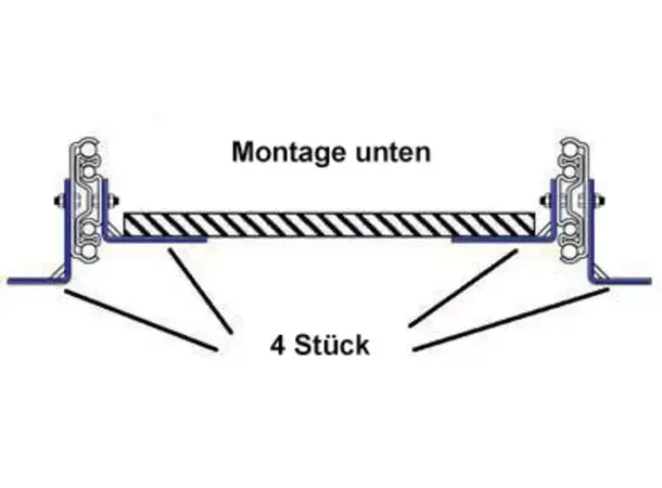 Carbest uttrekksskinne 965 mm. 1 par | Caravan.no