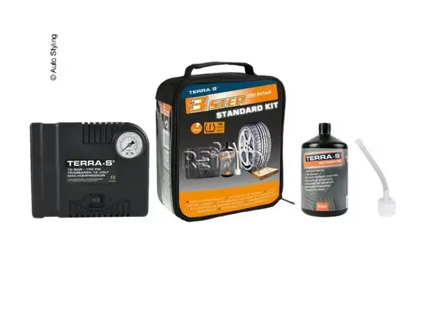 Dekkpunktering reparasjonssett svart | Caravan.no