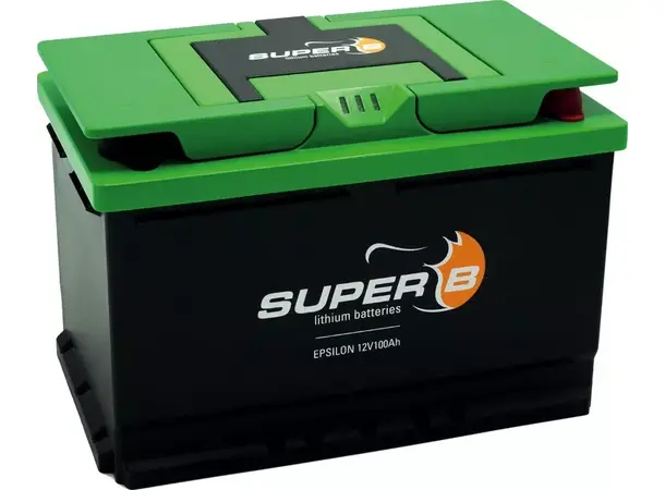 Epsilon Super B lithiumsbatteri 100Ah Med integrert varmefunksjon! 