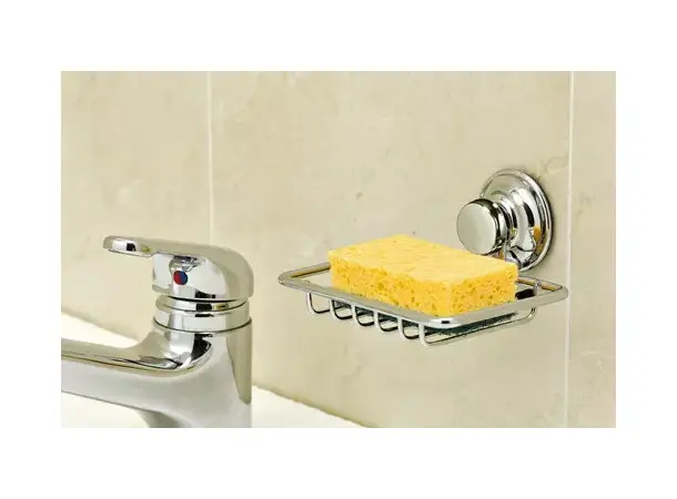 Everloc såpeholder med sugekopp krom | Caravan.no