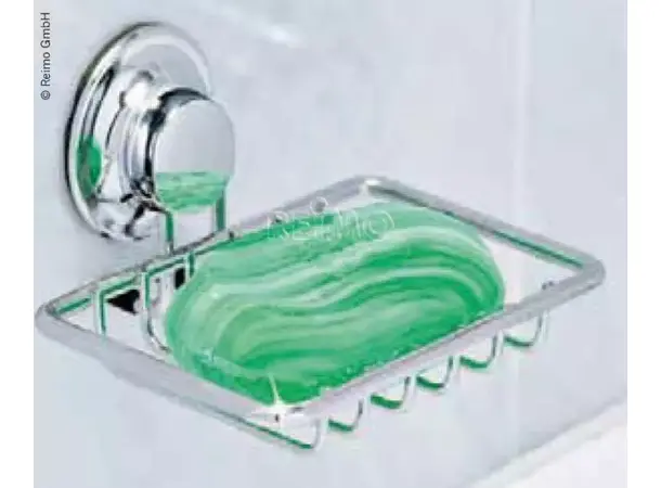 Everloc såpeholder med sugekopp krom | Caravan.no