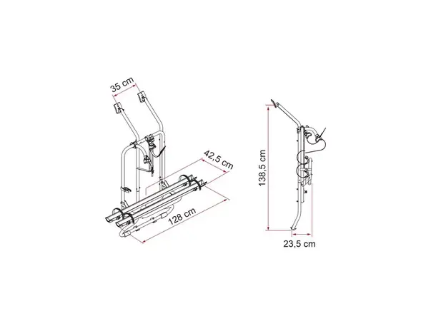 Fiamma Carry-Bike D for 2 sykler | Caravan.no
