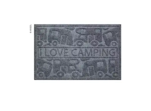 Dørmatte ''I love camping''  40x60 cm 