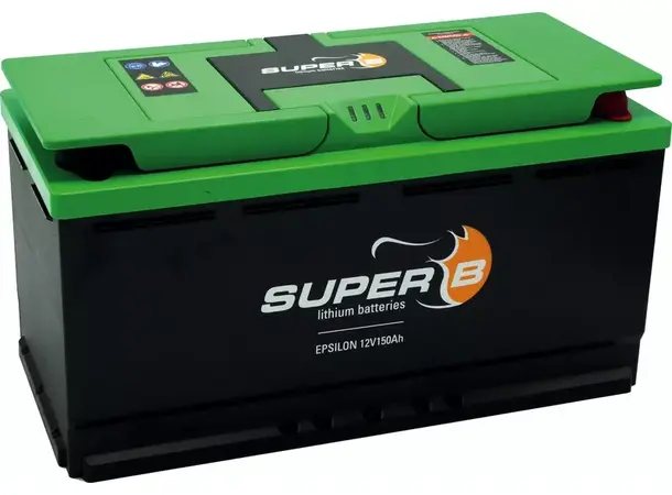 Epsilon Super B lithiumsbatteri 150Ah Med integrert varmefunksjon! 