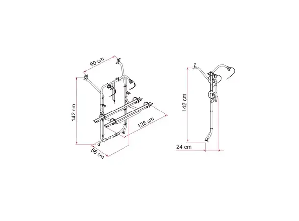 Fiamma Carry-Bike til VW T6/T6.1 