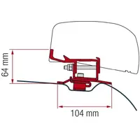 Fiamma adapter F40Van PSA 260 Deep Black 