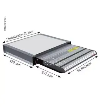 Elektrisk trappetrinn 12V 44 cm Til kassebil