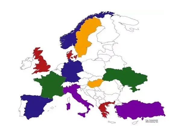 Europa - klistremerkesett | Caravan.no