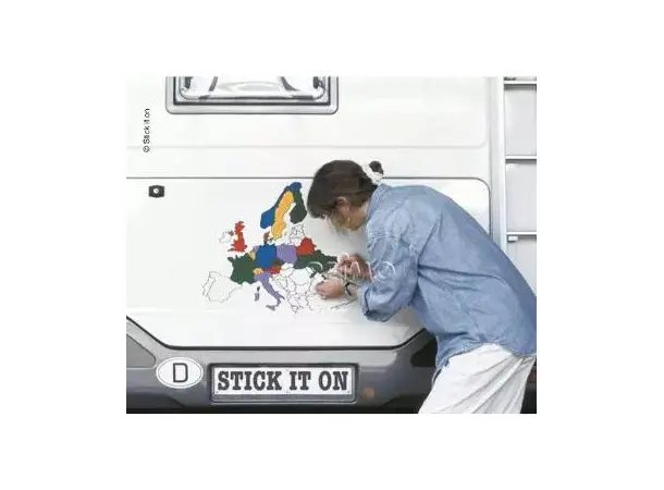 Europa - klistremerkesett | Caravan.no