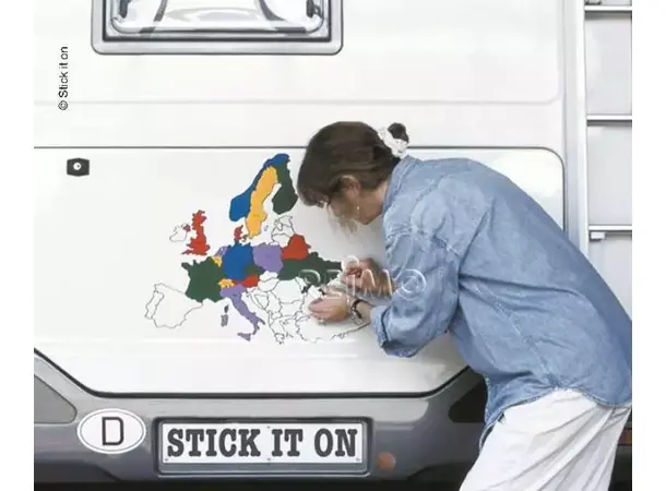 Europa - klistremerkesett | Caravan.no
