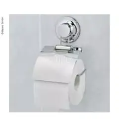 Everloc toalettpapirholder med sugekopp